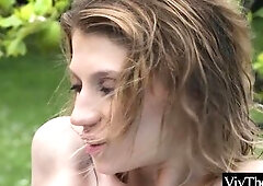 Breathtaking blondes have joy by the pool licking every others cunts