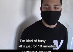Latin Delivery Boy Paid Extra Tip For Sex POV - Javiez, Gus