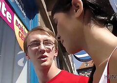 Hunt4k. sweetie prepared to cheat on boyfriend only for opportunity to..