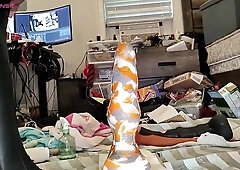Knotting My monstrous bad dragon in my backside again
