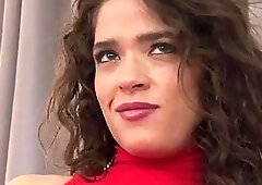 Curly haired lets her husband bang the booty of his mistress