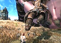 Redhead grows into a Goddess - Skyrim Ultra-GTS