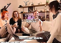 2 Trans Hotties and a Cis Angel Pegging Me With Biggest Anal Dildos