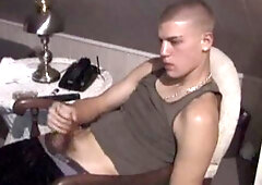 Horny Lance Jacking Off