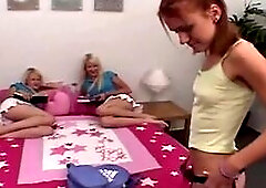 Milton Twins and the Lesbian friend wearing Cock toys. she kissing both twins while fucked her pussy in dogging until they reach orgasm