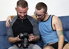 Jay Donahue and Sean Harding fuck after a stressful day at work