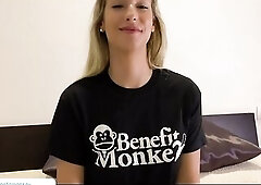 BLOND Shona River gets snatch and booty eaten HARD by ITALIANO deepthroat fellatio CUM IN THROAT gulp – Benefit Monkey