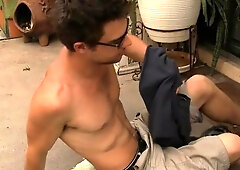 ZackRandall.net - Natural Randall masturbating in the garden