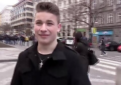 Czech Hunter - Super slim amateur bareback cock sucking video