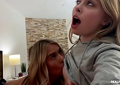Haley Spades and Summer Vixen Lick Each Others Pussies