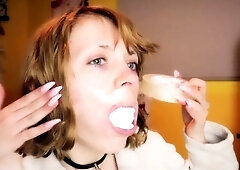 Young fetishist indulges in solo BDSM action on webcam