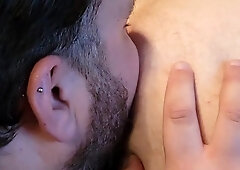 Wifey sees spouse lick buddies booty and gullets his hard-on, pal pops down his jaws!