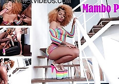 Hot fitness black Rebeca Villar drilled by three giant dicks (DAP, double penetration, Anal, monster dicks, gapes, ATM, Black) OB243