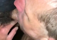 Homeless Tattooed White Guy Sucking my little Dick Samm
