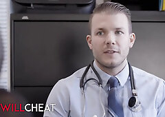 Gets Pounded Hard On The Doctors Desk During Her Scheduled Visit - Kimmy Kimm