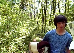 CzechHunter - Doggy style outdoors