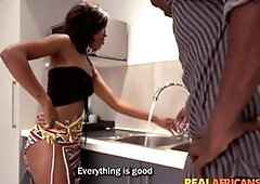 African Amateur Fucks The Repairman