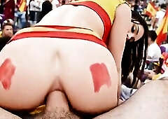 I Banged a Spanish Cheerleader After Spain Won the World Cup Finals - AI Generated