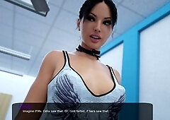 Delilah serves up humiliation with a footjob in the swimming pool scene