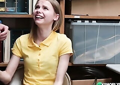 Shoplifter Catarina Petrov was small and swift able to grab big amounts of merchandise quickly and sneakily LP officer got 2 steps ahead and set a tra