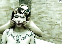 Slapping my fresh curvy serf cutie previous to sending her back to prison is smth that enhance my evening. I embrace her and in the washroom and slap 