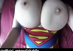 Antonella Kahllo superwoman with giant melons