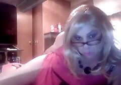 Krissy Sweets has her tantalizing tight booty packed with a dildo