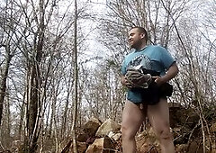 Nude Outdoor Workout