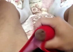Crossdresser In Panties Big Cumshot Compilation