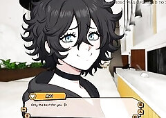 My Femboy Roommate: Specific Weekend #02 - Femboy Boyfriend Just Chilling Showing His Bubble Ass adult visual novel, visual novel,