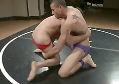 Dj and Daniel Star face off in a wild grease match