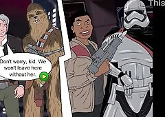 STAR WARS. Star Cum parody three