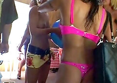 Fetish brunette lesbian licks and fingers sweet pussy