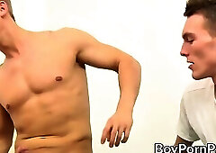 Twink Blake Ferrer rides big cock bareback after deepthroat