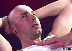 Tattoo Shlong Fetish With Cumshot