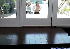 Barebacked cheating groom covered in own cum