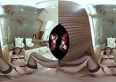 Beautiful Brazilian Babe Anal Hard Fuck - 5K VR