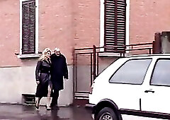 Nice-Looking italian actress Alessandra Schiavo in scene from the film ,,La Moglie del dentista,, directed by Francesco Avon in 1999.