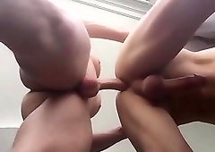 Bareback anal creampie compilation