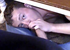 Slutty and possessive bottom worships dick in POV