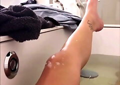 Tattooed Blonde Foot Fetish Webcam Video