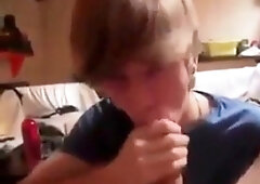 Big Cock Blowjob from My Friend