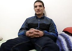 Amateur alpha male stud turns into a cock-hungry hoe