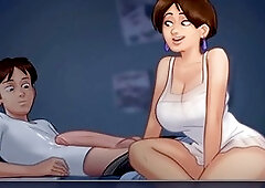 Diane's summer desire with big boobs and a steamy neighbor affair