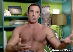 Interview, hairy man