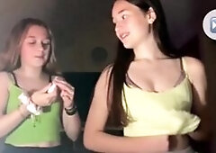 Hot Teens flashing webcam  MonkeyApp Tits Ass