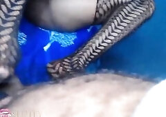 Black sexy duet have pleasure on a dude face - Part three