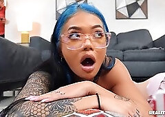 Redhead MILF (Summer Hart) Hot Teen (Kylie Rocket) Get To their Knees Suck (Alex's) Cock