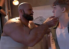 Curious Straight guy slammed by daddy's monster cock. CodyFord.