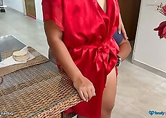 Amateur Latina mother-in-law gets nice pussyfuck